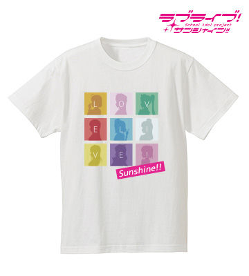 シルエットモノグラムTシャツ（ホワイト）