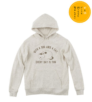 猫さま カレッジパーカー