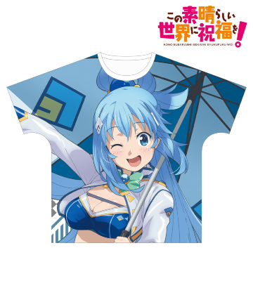 この素晴らしい世界に祝福を! フルグラフィックtシャツ (バニー