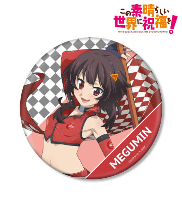 描き下ろしイラスト めぐみん レースクイーンver. BIG缶バッジ