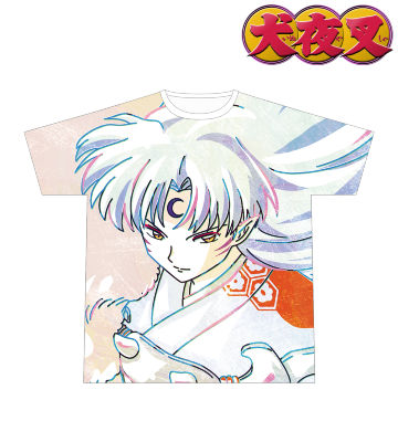 殺生丸 Ani-Art フルグラフィックBIGシルエットTシャツ