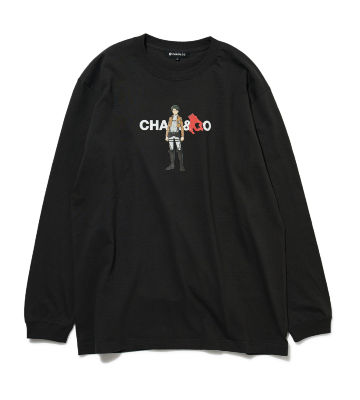 LIEUTENANT L/S TEE（BLACK）/ユニセックス