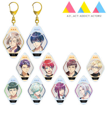 新品★A3！★秋組【摂津万里＆兵頭十座】アニカフェ★ラバーチャーム アニメ『A3!』のコラボ商品一覧 | AMNIBUS(アムニバス)