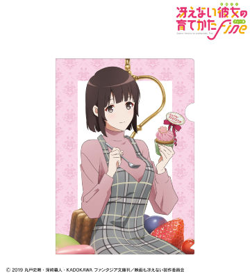 描き下ろしイラスト 加藤恵 クリアファイル ＜恵 バースデー2021ver.＞