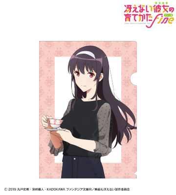 描き下ろしイラスト 霞ヶ丘詩羽 クリアファイル ＜恵 バースデー2021ver.＞
