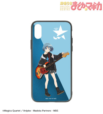 rockin'starコラボ 描き下ろしイラスト 第2弾 美樹さやか 強化ガラス箔押しiPhoneケース