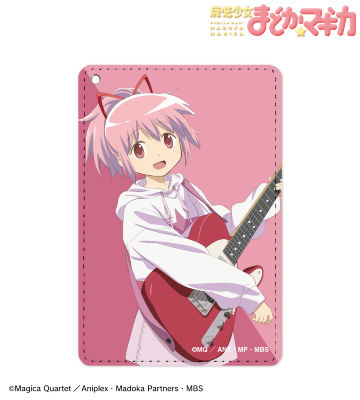 rockin'starコラボ 描き下ろしイラスト 第2弾 鹿目まどか 1ポケットパスケース