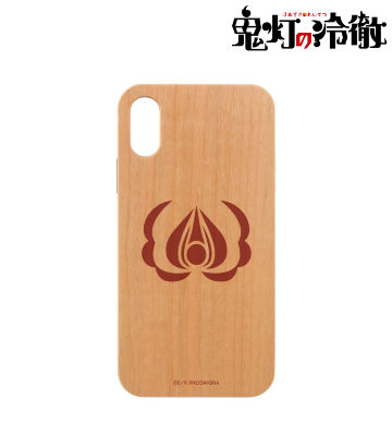 鬼灯マーク ウッドiPhoneケース
