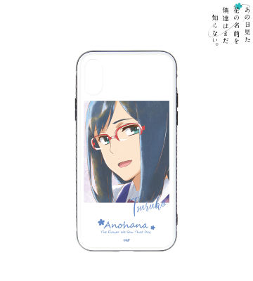鶴見知利子 Ani-Art aqua label 強化ガラスiPhoneケース