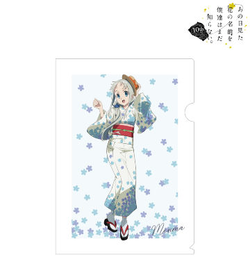 花やしきコラボ 描き下ろしイラスト 本間芽衣子 モダン和装ver. クリアファイル
