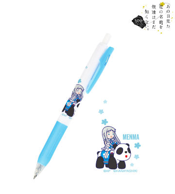 花やしきコラボ ちびキャラ 本間芽衣子 アトラクションver. ゲルインクボールペン
