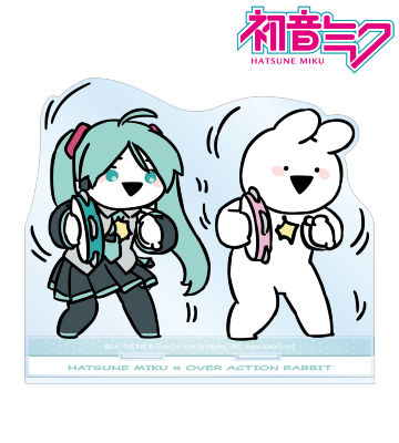 MikuWorldCollab すこぶる動くウサギ BIGアクリルスタンド