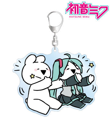 MikuWorldCollab すこぶる動くウサギ BIGアクリルキーホルダー