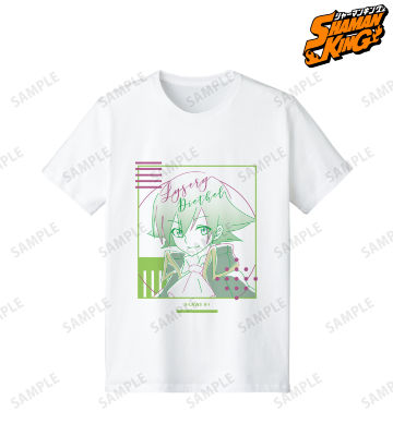 レディース XXXL TVアニメ『SHAMAN KING』 チョコラブ・マクダネル lette-graph Tシャツ レディース XXXL[アルマビアンカ] TVアニメ『SHAMAN KING』 マルコ lette-graph Tシャツ