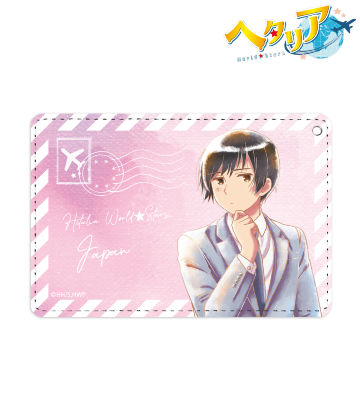 日本 Ani-Art aqua label 1ポケットパスケース