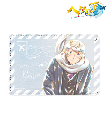 ロシア Ani-Art aqua label 1ポケットパスケース