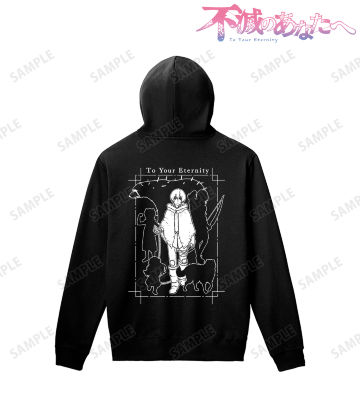 バックプリントジップパーカー