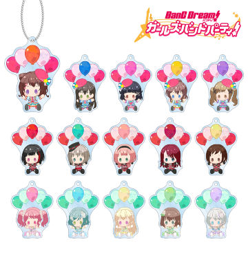 トレーディング POPOON アクリルキーホルダー ver.A
