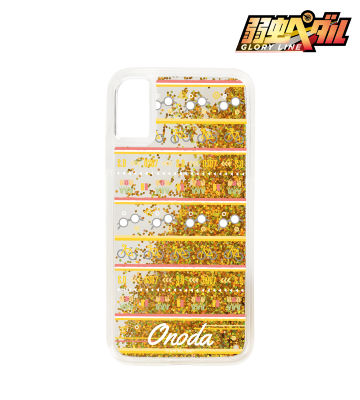 小野田 坂道 モチーフ柄 グリッターiPhoneケース