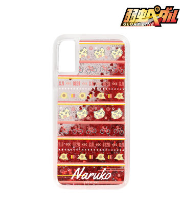 鳴子 章吉 モチーフ柄 グリッターiPhoneケース