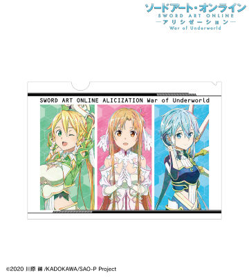 アスナ＆シノン＆リーファ Ani-Art 第3弾 クリアファイル