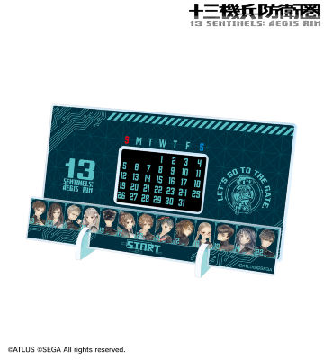 卓上アクリル万年カレンダー