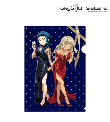 描き下ろしイラスト NI+CORA クリスマスコフレver. クリアファイル