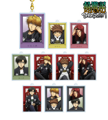 描き下ろしイラスト 花鳥風月ver. トレーディング両面アクリルキーホルダー