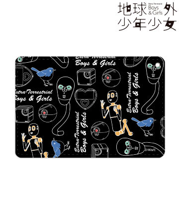 モチーフ柄 1ポケットパスケース