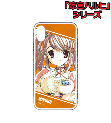 朝比奈みくる Ani-Art 強化ガラスiPhoneケース