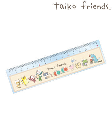 たいこフレンズ アクリル定規