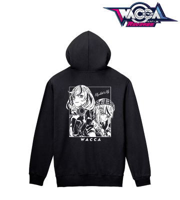 エリザベス＆リリィ バックプリントジップパーカー