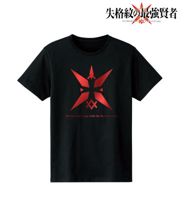 失格紋 箔プリントTシャツ
