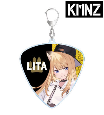 描き下ろしイラスト LITA ギター演奏ver. ピック型BIGアクリルキーホルダー