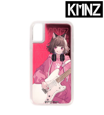 描き下ろしイラスト LIZ ギター演奏ver. ネオンサンドiPhoneケース