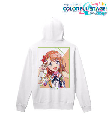 花里 みのり Ani-Art バックプリントジップパーカー