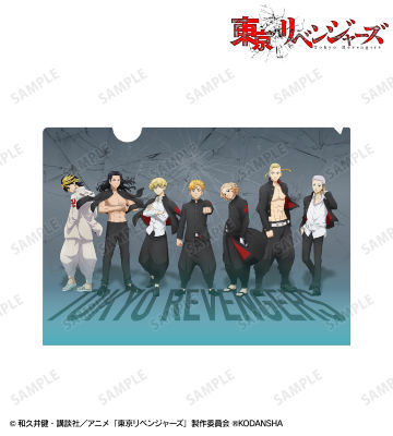 描き下ろしイラスト 集合 応援団服ver. クリアファイル