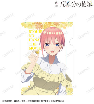 描き下ろしイラスト 中野一花 制服エプロンver. クリアファイル