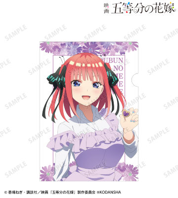 描き下ろしイラスト 中野二乃 制服エプロンver. クリアファイル