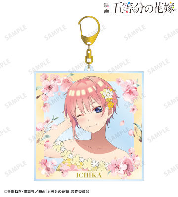 描き下ろしイラスト 一花 桜ドレスver. BIGアクリルキーホルダー