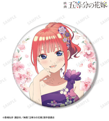 描き下ろしイラスト 二乃 桜ドレスver. BIG缶バッジ