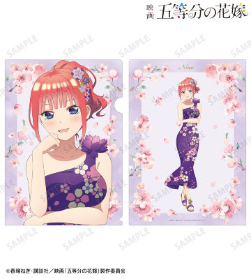 描き下ろしイラスト 二乃 桜ドレスver. クリアファイル