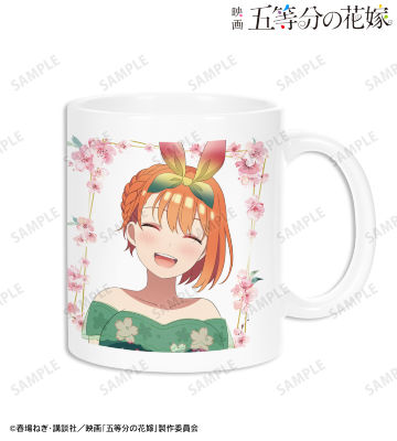 描き下ろしイラスト 四葉 桜ドレスver. マグカップ