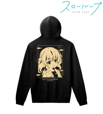 吉永 恋 バックプリントパーカー