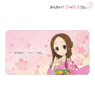 描き下ろしイラスト 高木さん 桜和装ver. プレイマット