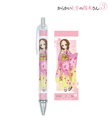 描き下ろしイラスト 高木さん 桜和装ver. ボールペン ver.A