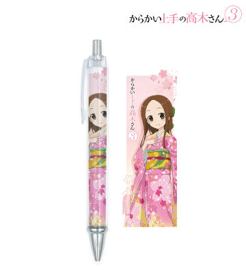 描き下ろしイラスト 高木さん 桜和装ver. ボールペン ver.B