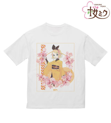 描き下ろしイラスト 鏡音リン Art by kuro BIGシルエットTシャツ