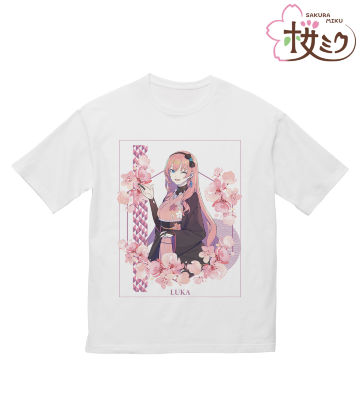 描き下ろしイラスト 巡音ルカ Art by kuro BIGシルエットTシャツ