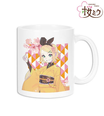 描き下ろしイラスト 鏡音リン Art by kuro マグカップ